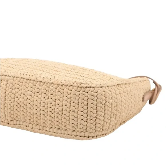 Prada Re-Edition 2005 Shoulder Bag Raffia Small Neutral - Picture 5 of 14